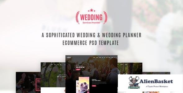 14202 Wedding & Wedding Planner PSD Template 