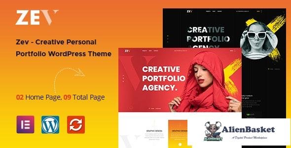 27118 Zev v1.0.4 - Creative Personal Portfolio WordPress Theme 