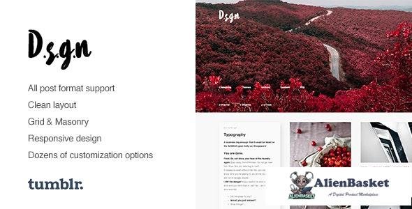 19708 D.S.G.N v1.0.6 - Grid-Based, Gallery Tumblr Theme 
