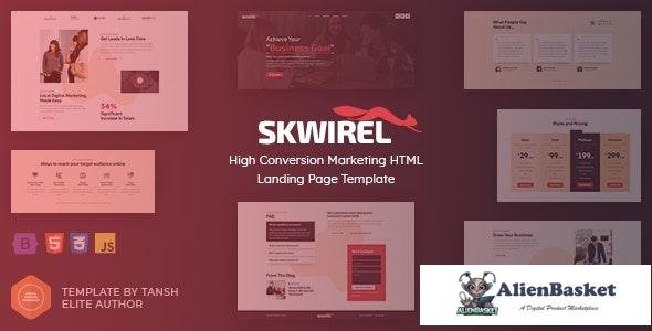 26375 Skwirel v1.0 - High Conversion Marketing HTML Landing Page Template 