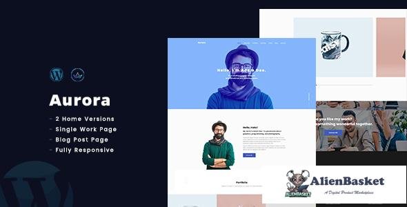 11377 AuroraX v1.0 - Portfolio WordPress Theme 
