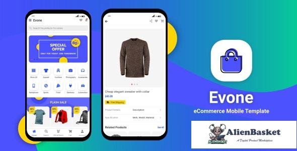 20075 Evone v1.0 - eCommerce Shop & Store Mobile Template 