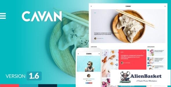 17585 CAVAN v1.6.1 - A Distinctive WordPress Blog Theme 