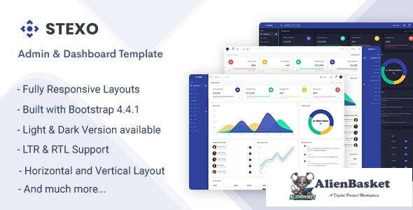 21726 Stexo v1.1.0 - Admin & Dashboard Template 