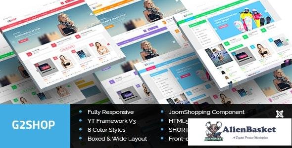 19388 G2Shop v3.9.6 - Responsive Ecommerce Joomla Template 