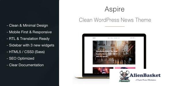 11051 Aspire v1.2.8 - News & Magazine Clean WordPress Theme 