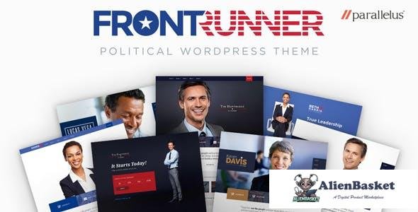14310 FrontRunner v1.0.23 - Political WordPress Theme 