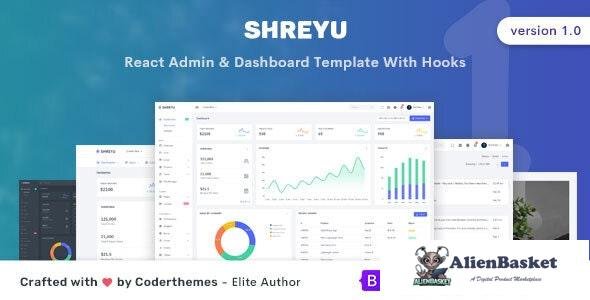 28876 Shreyu v1.0 - React Admin & Dashboard Template 