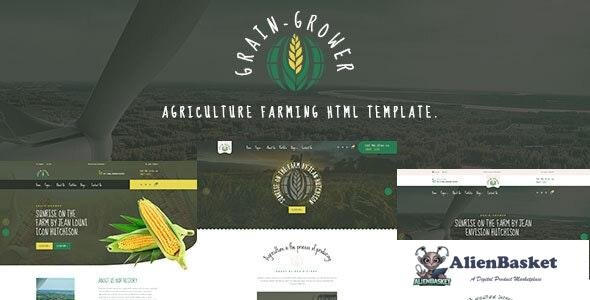 27861 Grain Grower v1.0 - Agriculture Farm HTML Template 