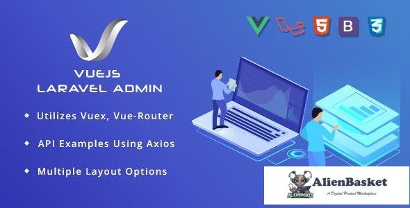 15340 VueJS v3.0 - Laravel Admin Template 