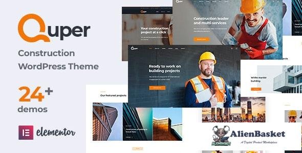 40286 Quper v1.19 - Construction and Architecture WordPress Theme 