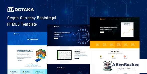 15656 Dgtaka - CryptoCurrency Bootstrap 4 Template 