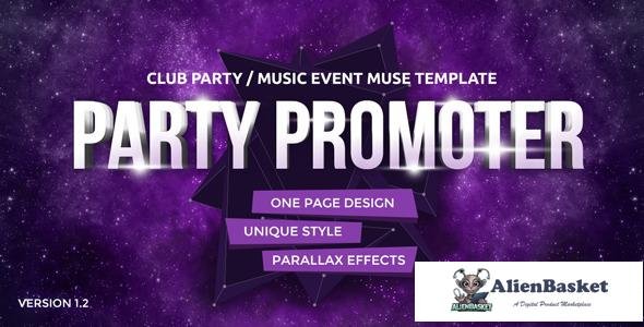 12676 Party Promoter v1.2 - Club Music Event Muse Template 