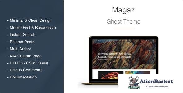 11380 Magaz v1.2.2 - Magazine and Multipurpose Clean Ghost Theme 