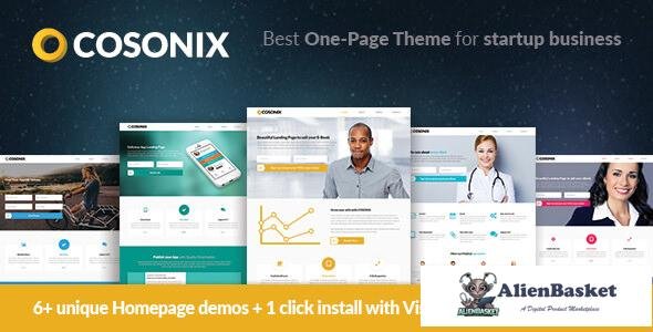 11274 Cosonix v4.0.1 - One-Page Theme for eBook, App and Agency 