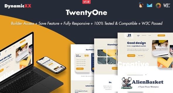 17318 TwentyOne v1.0 - Responsive Email + Online Template Builder 