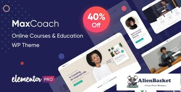 21638 MaxCoach v1.4.3 - Online Courses & Education WP Theme 