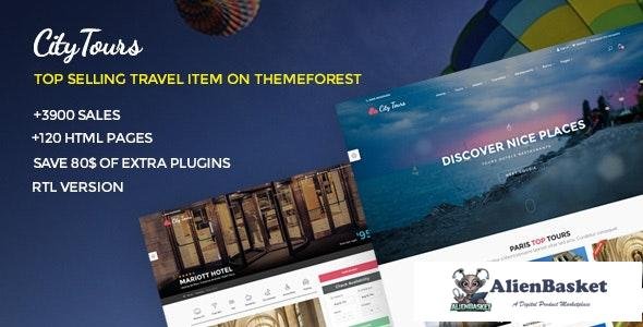 19468 CityTours v5.1 - Travel and Hotels Site Template 