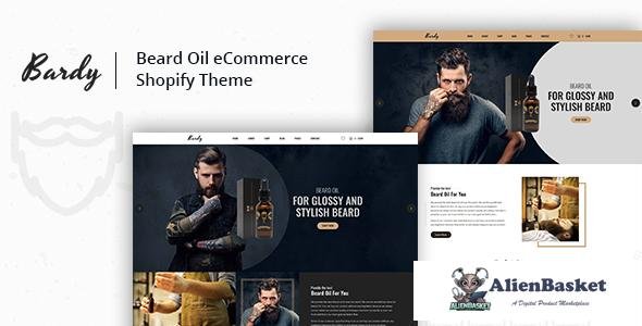 11552 Bardy v1.0 - Beard Oil Shopify Theme + RTL + Droppshiping 