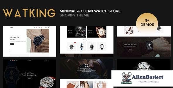 19844 Watking v1.0.0 – Minimal & Clean Watch Store Shopify Theme 