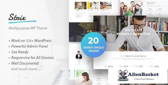 15980 Strix v1.0.3 - Multipurpose Business & Agency WordPress Theme 