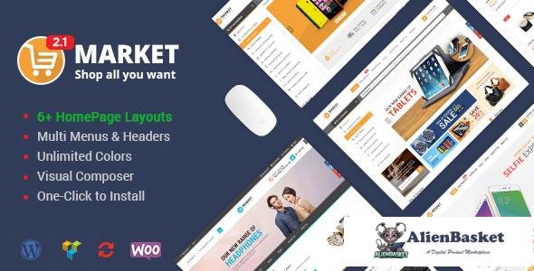 10166 Market v2.3.0 - Shopping WooCommerce WordPress Theme 