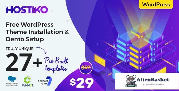 12813 Hostiko v27.0.16 - WordPress WHMCS Hosting Theme 