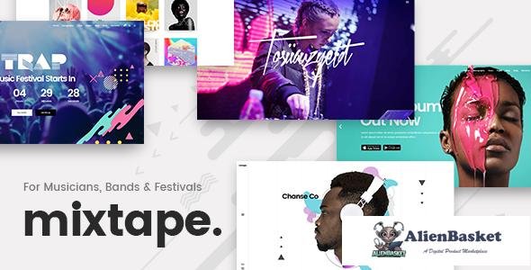 38013 Mixtape v2.1 - Music Theme for Artists, Bands, and Festivals 