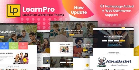 26515 LearnPro v1.0 - Online Course Education WordPress Theme 