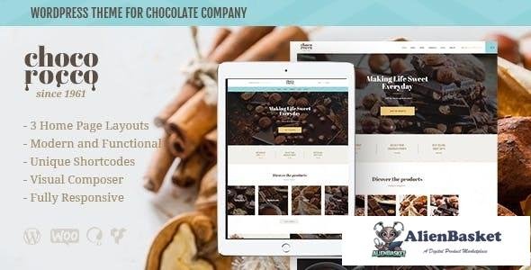 17533 ChocoRocco v1.2.1 - Chocolate Sweets & Candy Store WordPress Theme 