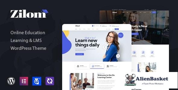 27337 Zilom v1.0.1 - Online Education Learning WordPress Theme 