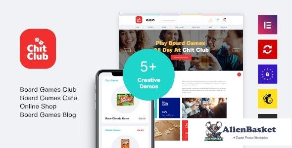 18903 Chit Club v1.0 - Board Games Bar & Anticafe WordPress Theme 