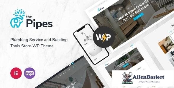 38547 The Pipes v1.6.0 - Plumbing Service and Building Tools Store WordPress Theme 