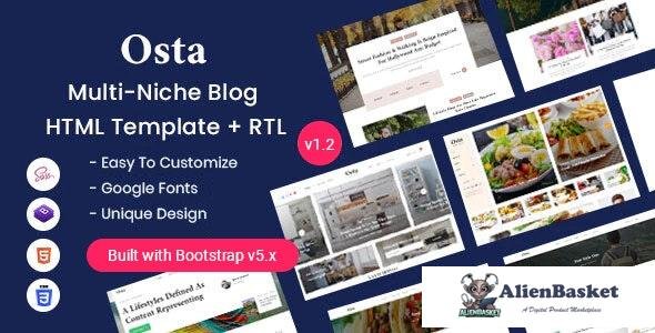 28384 Osta v1.0 - Multi-Purpose Blog HTML Template 