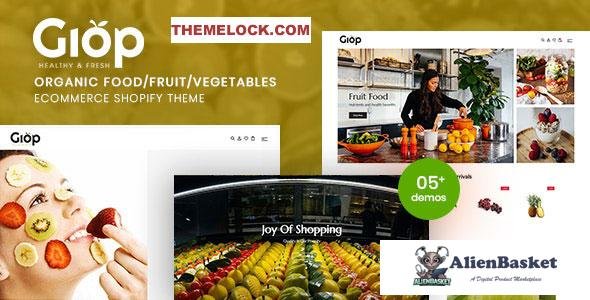 28052 Giop v1.0 - Organic Food/Fruit/Vegetables eCommerce Shopify Theme 