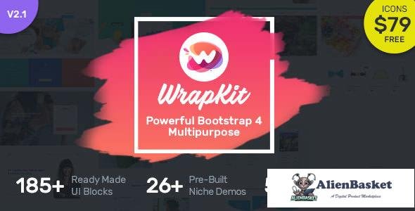 11660 WrapKit v2.1 - Bootstrap 4 Multipurpose Template 