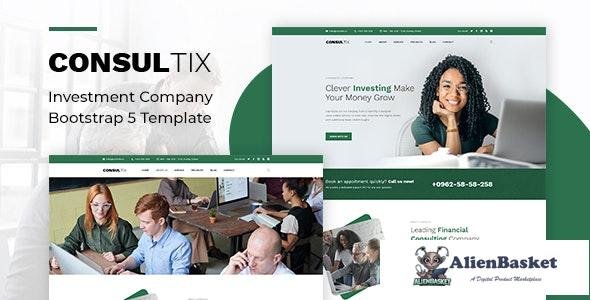 24541 Consultix v1.0 - Investment Company Bootstrap 5 Template 