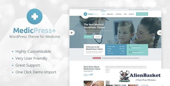 31188 MedicPress v1.9.1 - Medical WordPress Theme for Clinics 