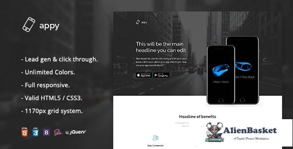 11018 Appy - App Landing Page HTML Template 
