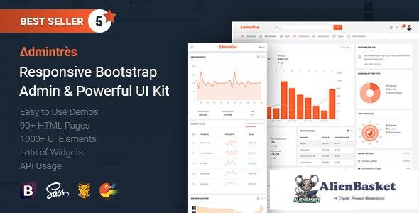 10803 Admintres - Responsive Bootstrap Admin & Powerful UI Kit 