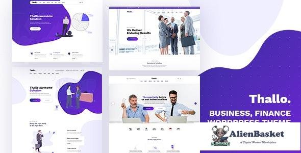 22926 Thallo v1.0.4 - Consulting & Finance WordPress Theme 