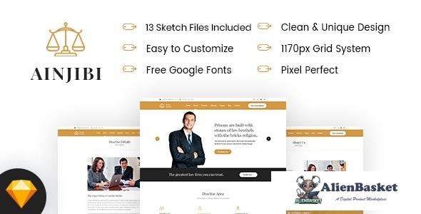 24792 Ainjibi v1.0 – Attorney and Lawyer Sketch Template 