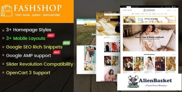 15759 FashShop v1.0 - Multipurpose Responsive OpenCart 3 Theme with Mobile-Specific Layouts 