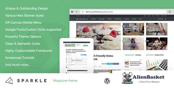 10345 Sparkle v2.2 - Outstanding Magazine theme for WordPress 