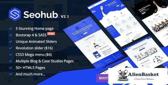 14008 SEOhub v2.1 - SEO, Marketing, Social Media, Multipurpose HTML5 Template 
