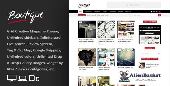 17933 Boutique Grid v2.8 - Creative Magazine WordPress Theme 