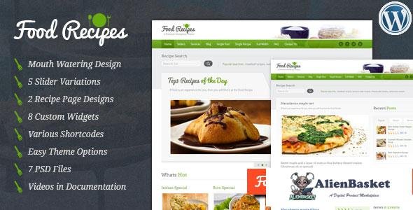 15048 Food Recipes v4.0.1 - Themeforest WordPress Theme 