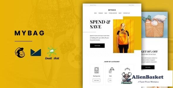 21628 MyBag v1.0 - E-commerce Responsive Email for Fashion & Accessories with Online Builder 
