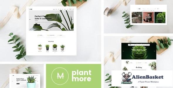 15259 Plantmore v1.0 - OpenCart Theme (Included Color Swatches) 