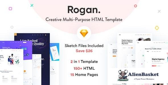 20468 Rogan v1.0 - Creative Multipurpose HTML + RTL template 